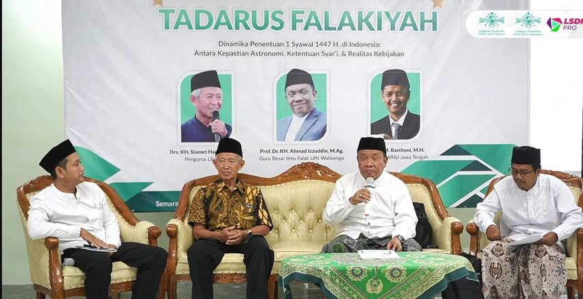 Lembaga Falakiyah PWNU Jateng Bedah Dinamika Penentuan 1 Syawal 1447 H di Semarang